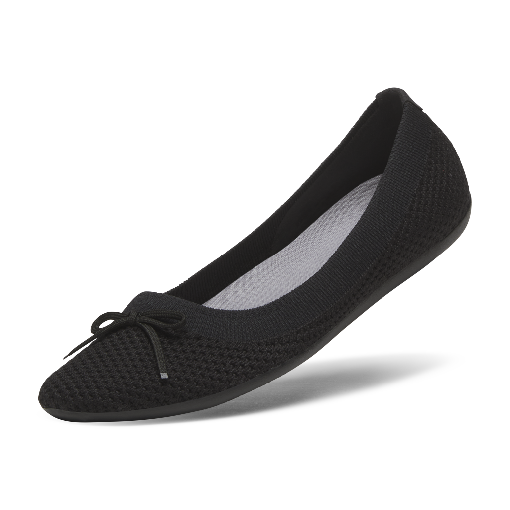 Allbirds W Tree Breezer Bow Ballerinas in SCHWARZ