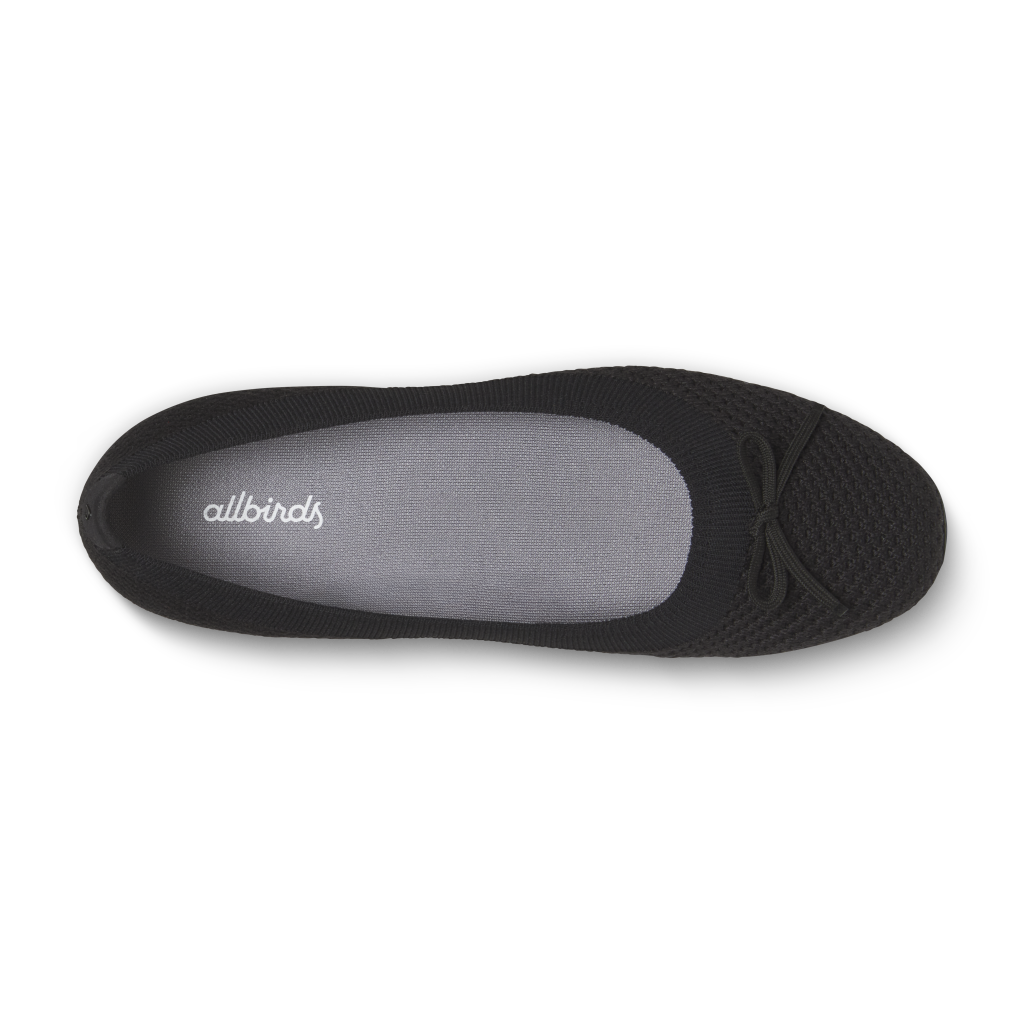 Allbirds W Tree Breezer Bow Ballerinas in SCHWARZ