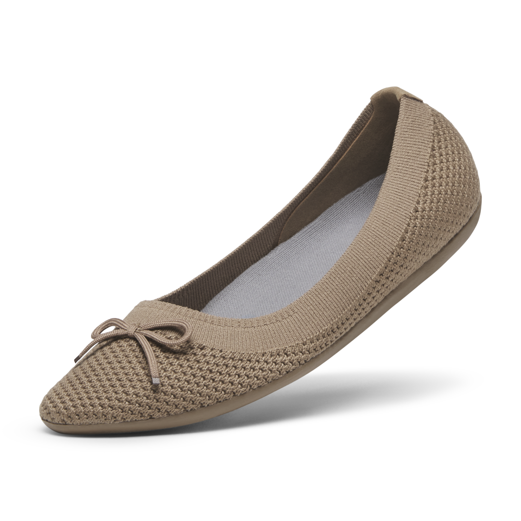 Allbirds W Tree Breezer Bow Ballerinas in BRAUN