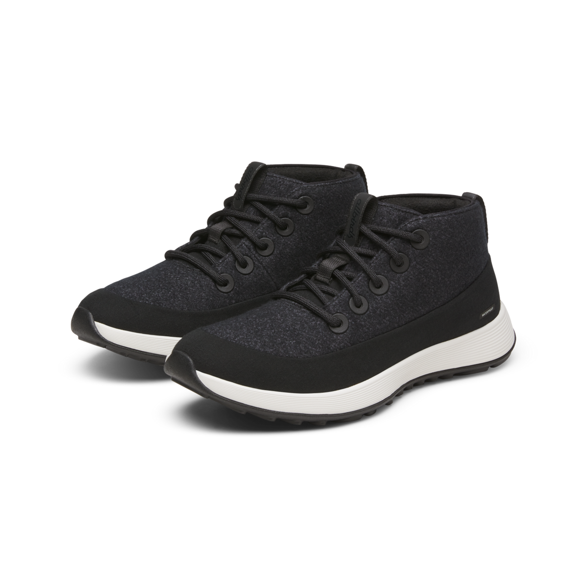 Allbirds M Wool Runner NZ Mid Waterproof Freizeitschuhe in SCHWARZ