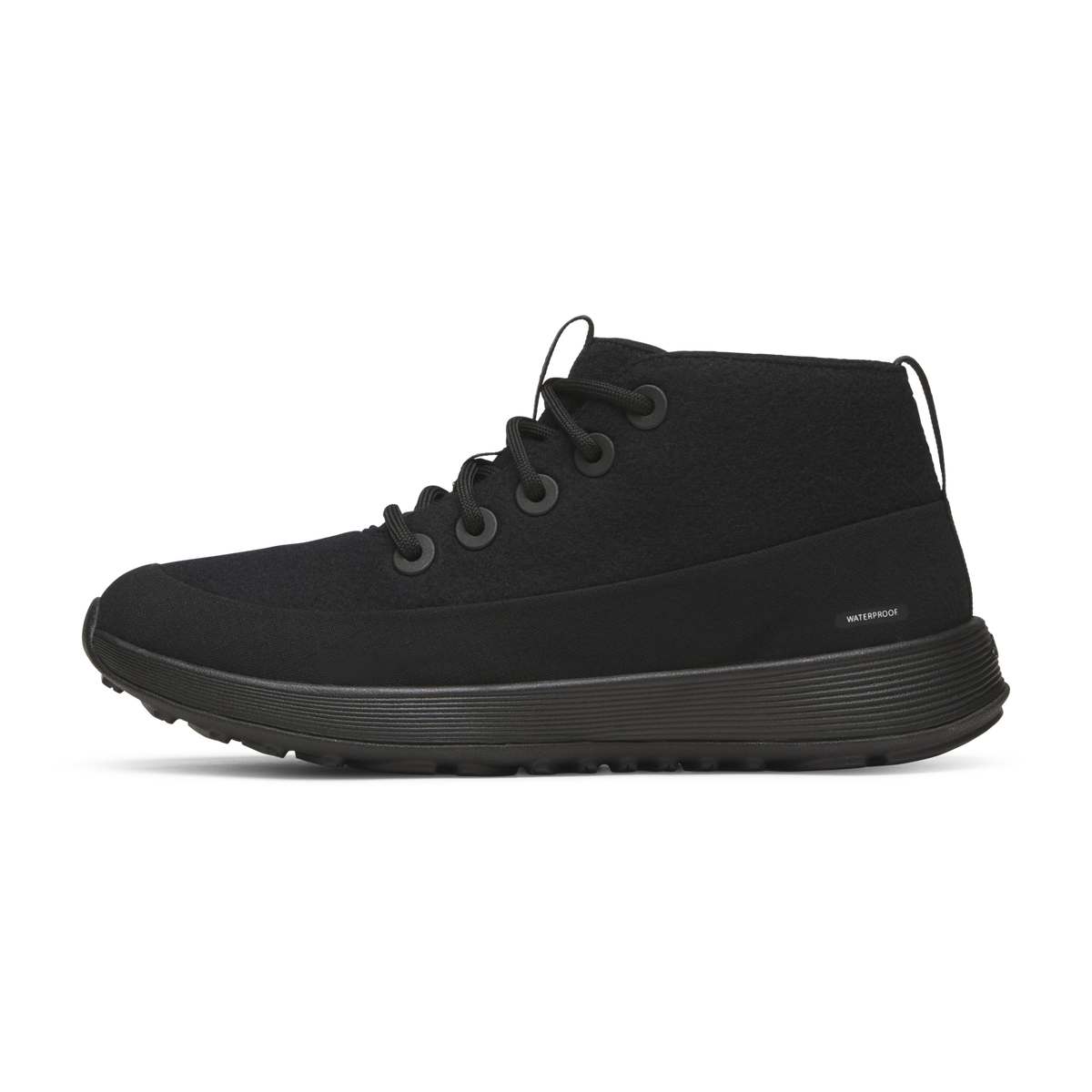 Allbirds M Wool Runner NZ Mid Waterproof Freizeitschuhe in SCHWARZ