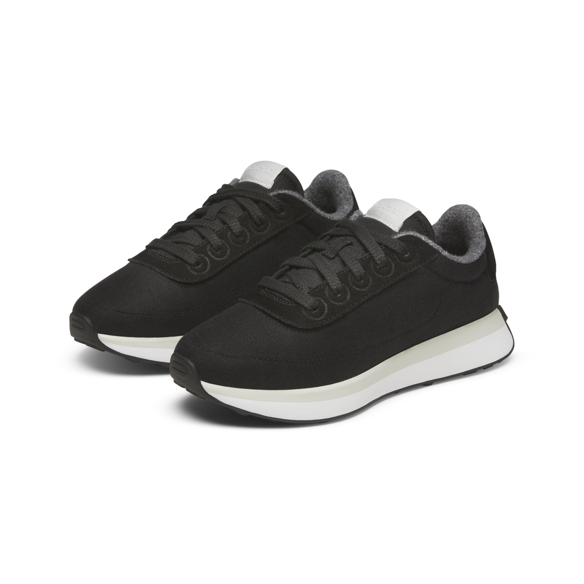 Allbirds Womens Varsity Freizeitschuhe in SCHWARZ