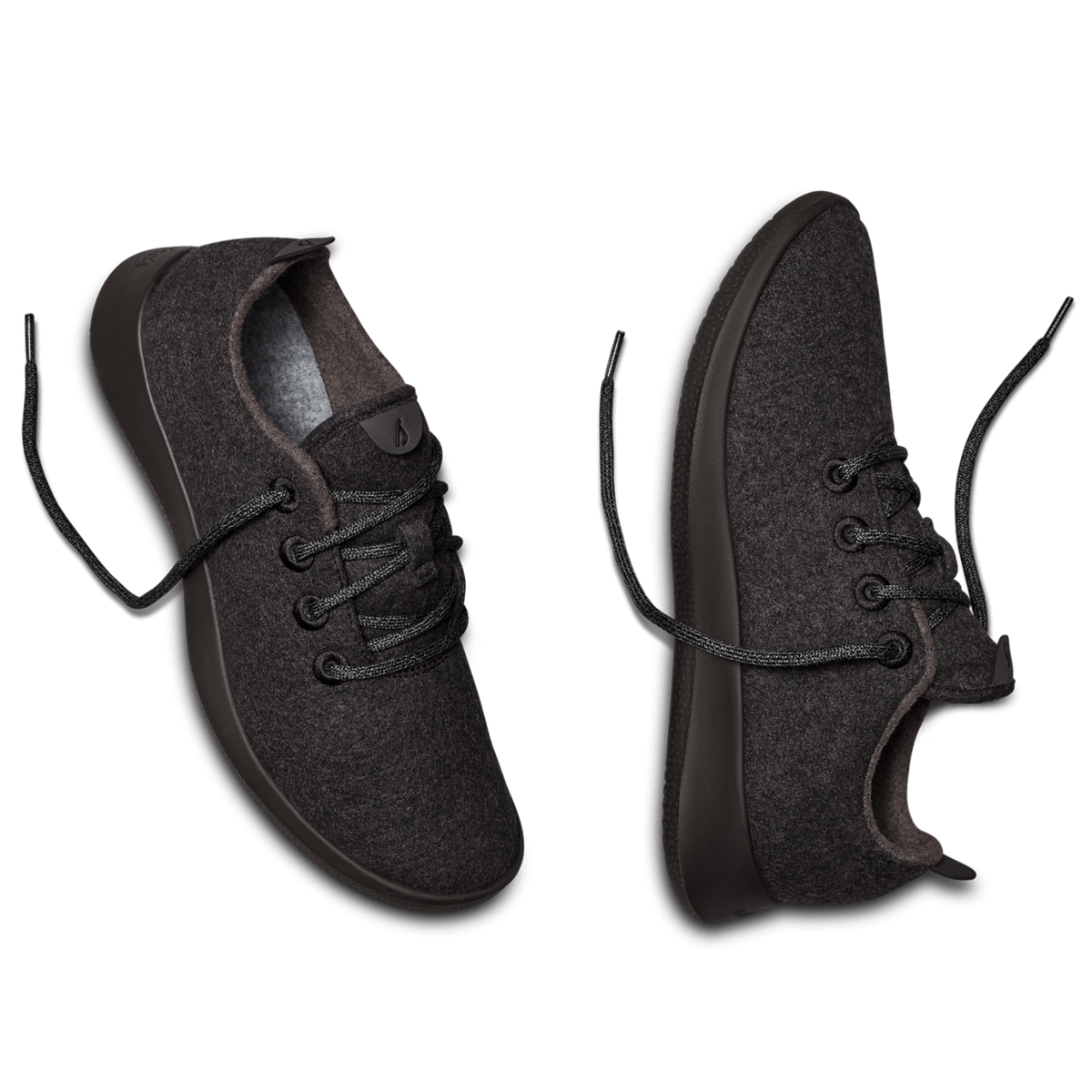 Allbirds M Wool Runner Freizeitschuhe in SCHWARZ
