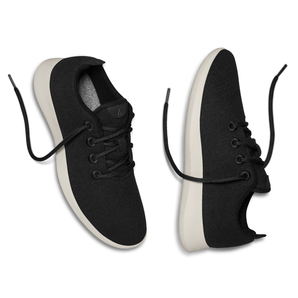 Allbirds M Wool Runner Freizeitschuhe in SCHWARZ