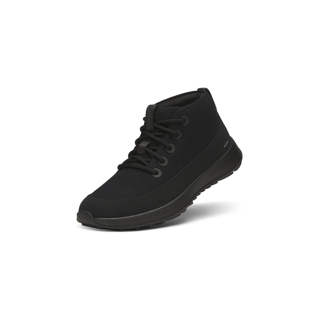Allbirds M Wool Runner NZ Mid Waterproof Freizeitschuhe in SCHWARZ