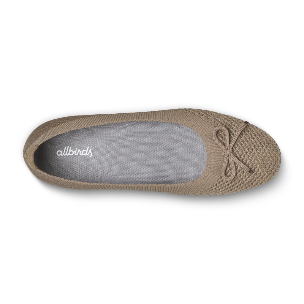 Allbirds W Tree Breezer Bow Ballerinas in BRAUN